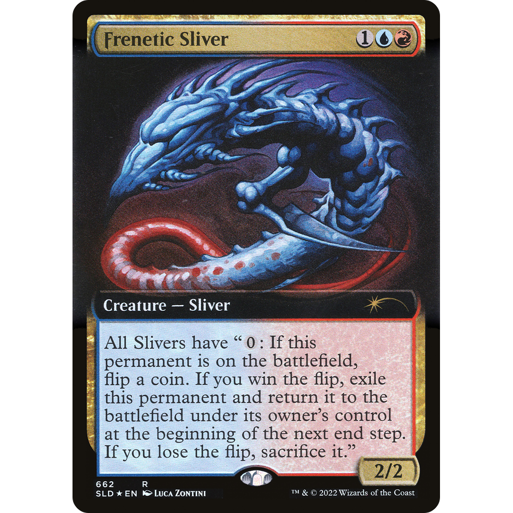 Frenetic Sliver (Extended Art) (SLD-662) - Secret Lair Drop: (Extended Art) Foil