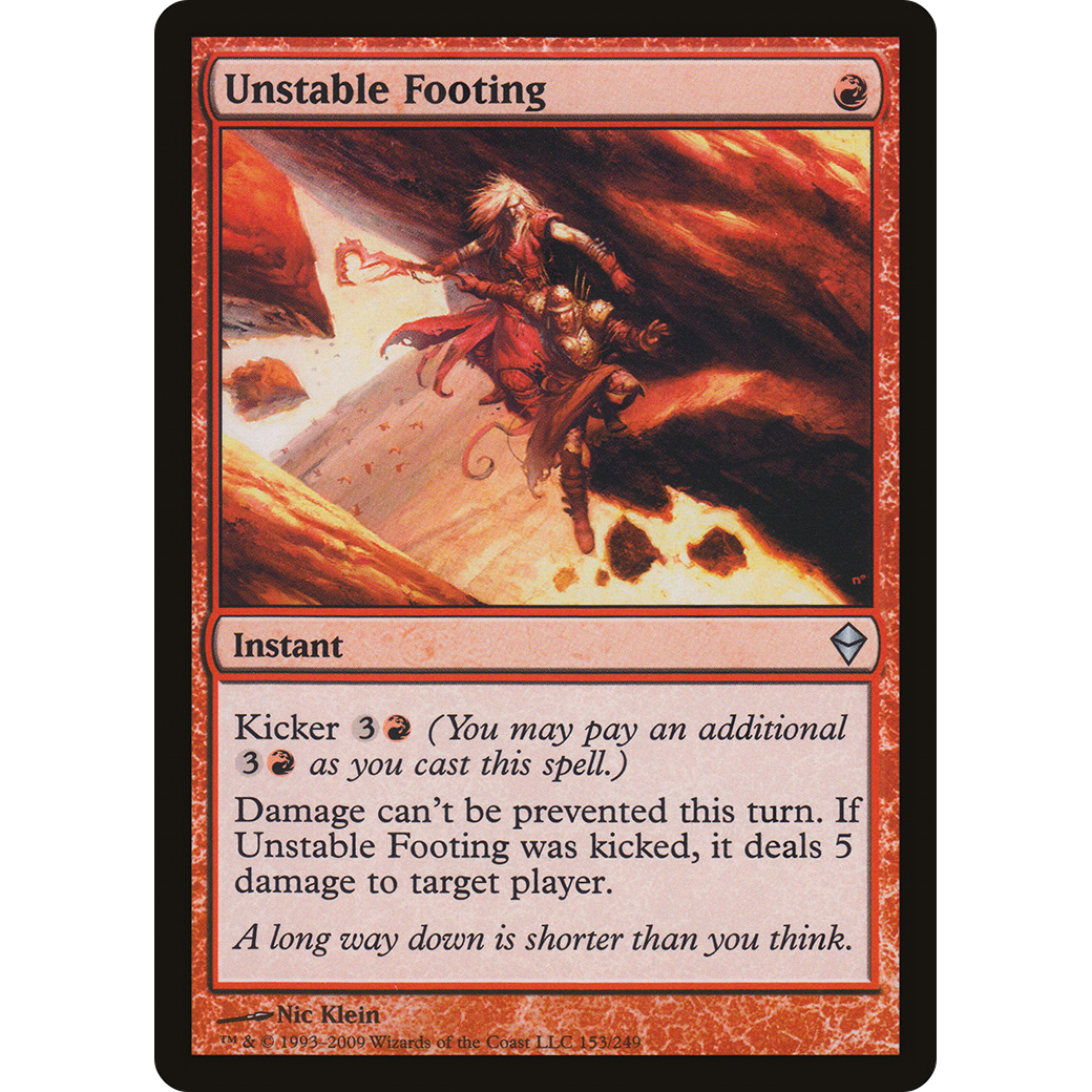 Unstable Footing (ZEN-153) - Zendikar
