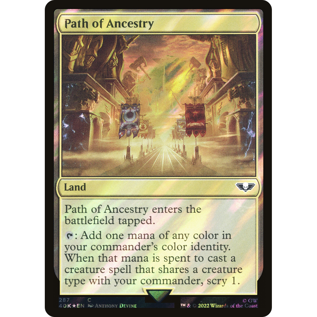 Path of Ancestry (40K-287) - Warhammer 40,000 Commander Foil