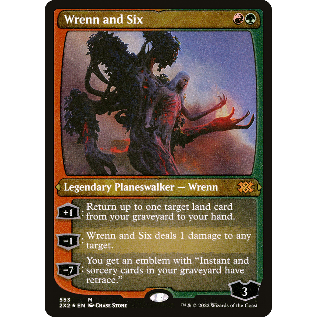 Wrenn and Six (Foil Etched) (2X2-553) - Double Masters 2022 Foil