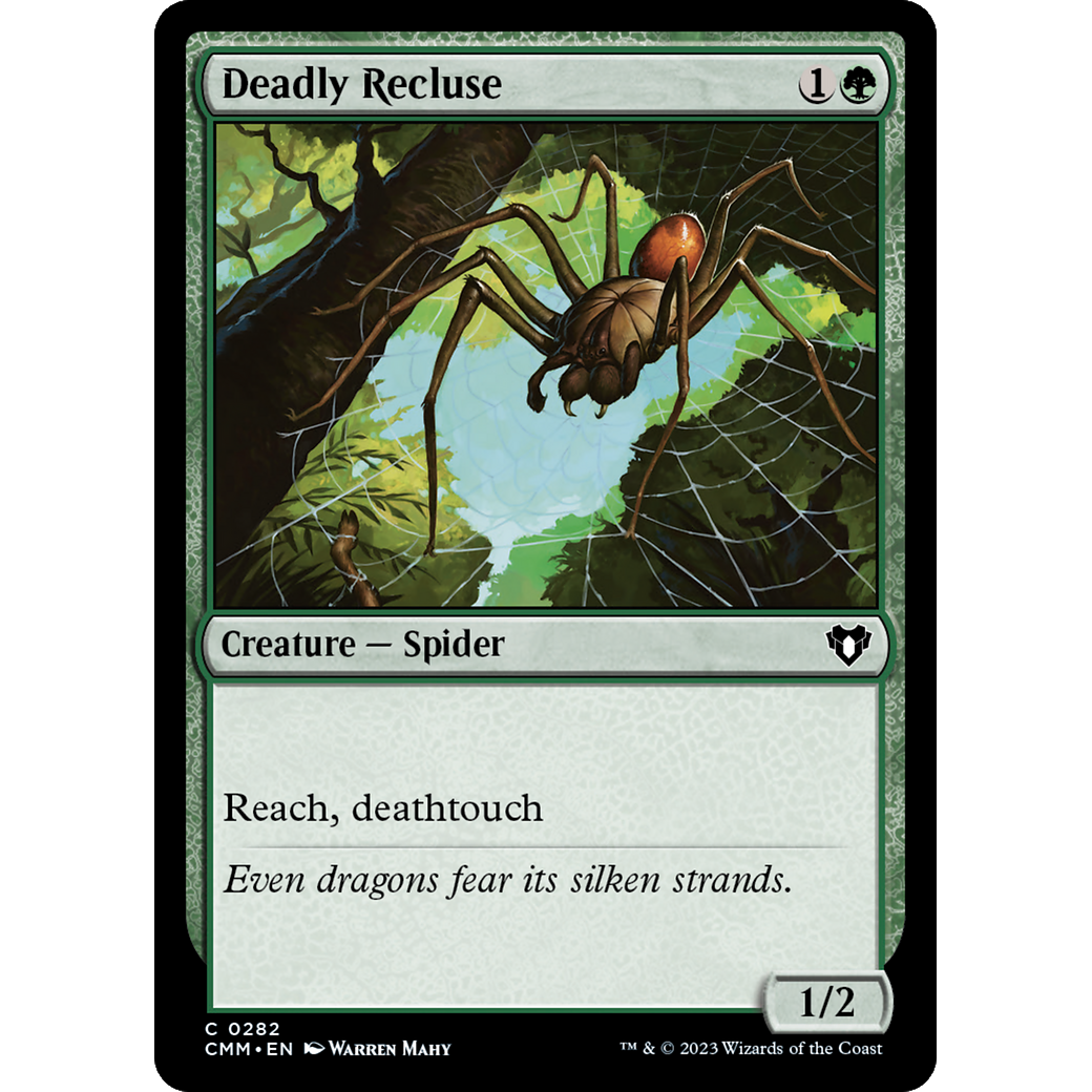 Deadly Recluse (CMM-282) - Commander Masters Foil