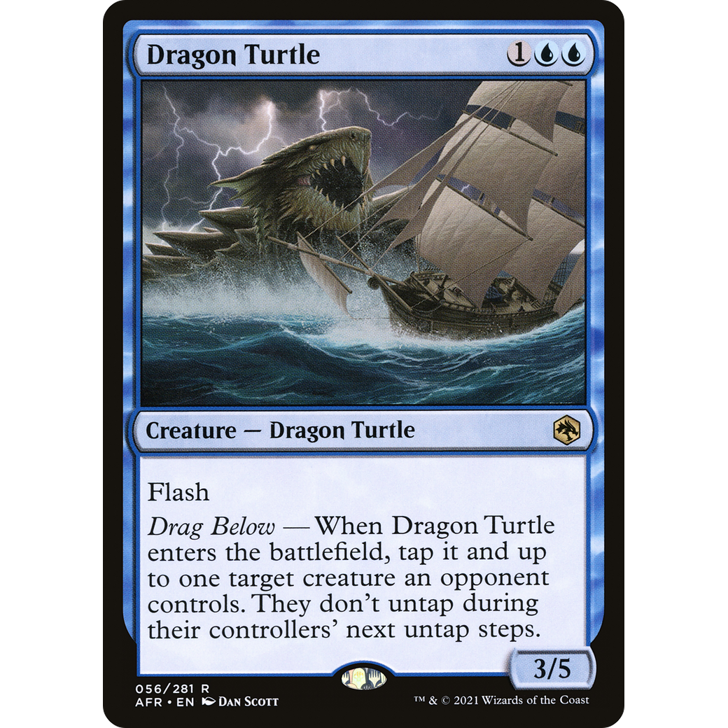 Dragon Turtle (AFR-056) - Adventures in the Forgotten Realms