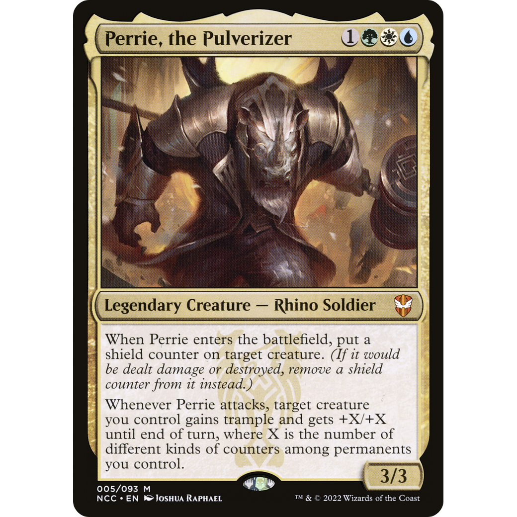 Perrie, the Pulverizer (NCC-005) - New Capenna Commander Foil