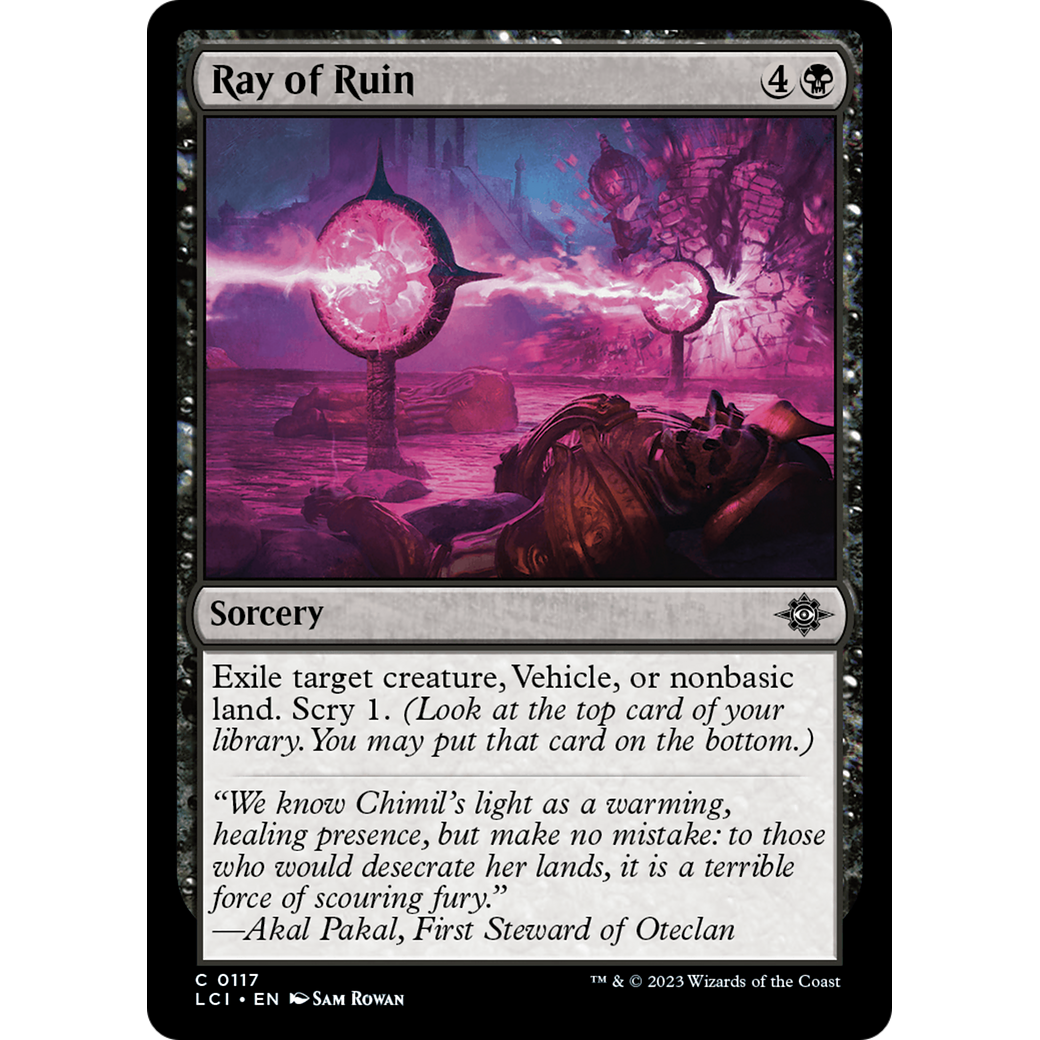 Ray of Ruin (LCI-117) - The Lost Caverns of Ixalan