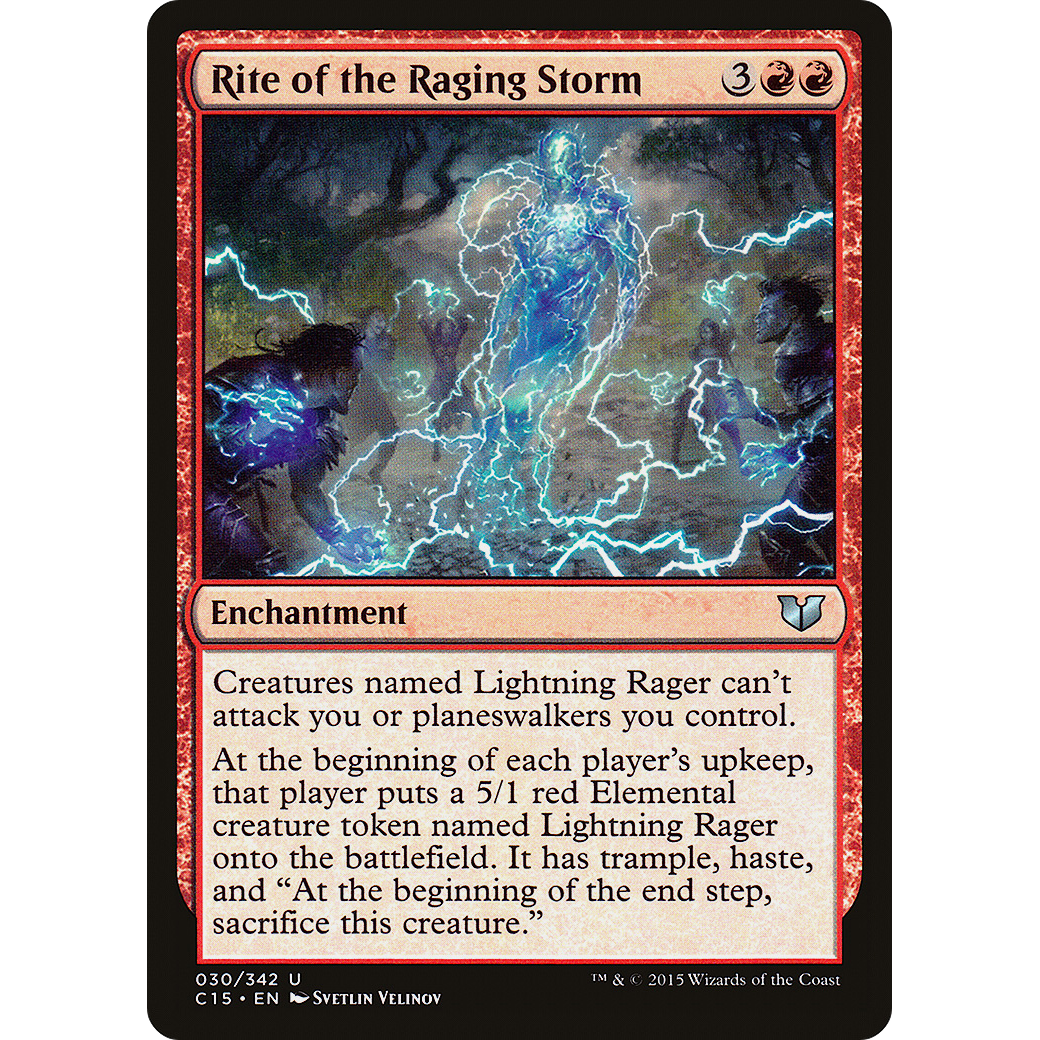 Rite of the Raging Storm (C15-030) - Commander 2015
