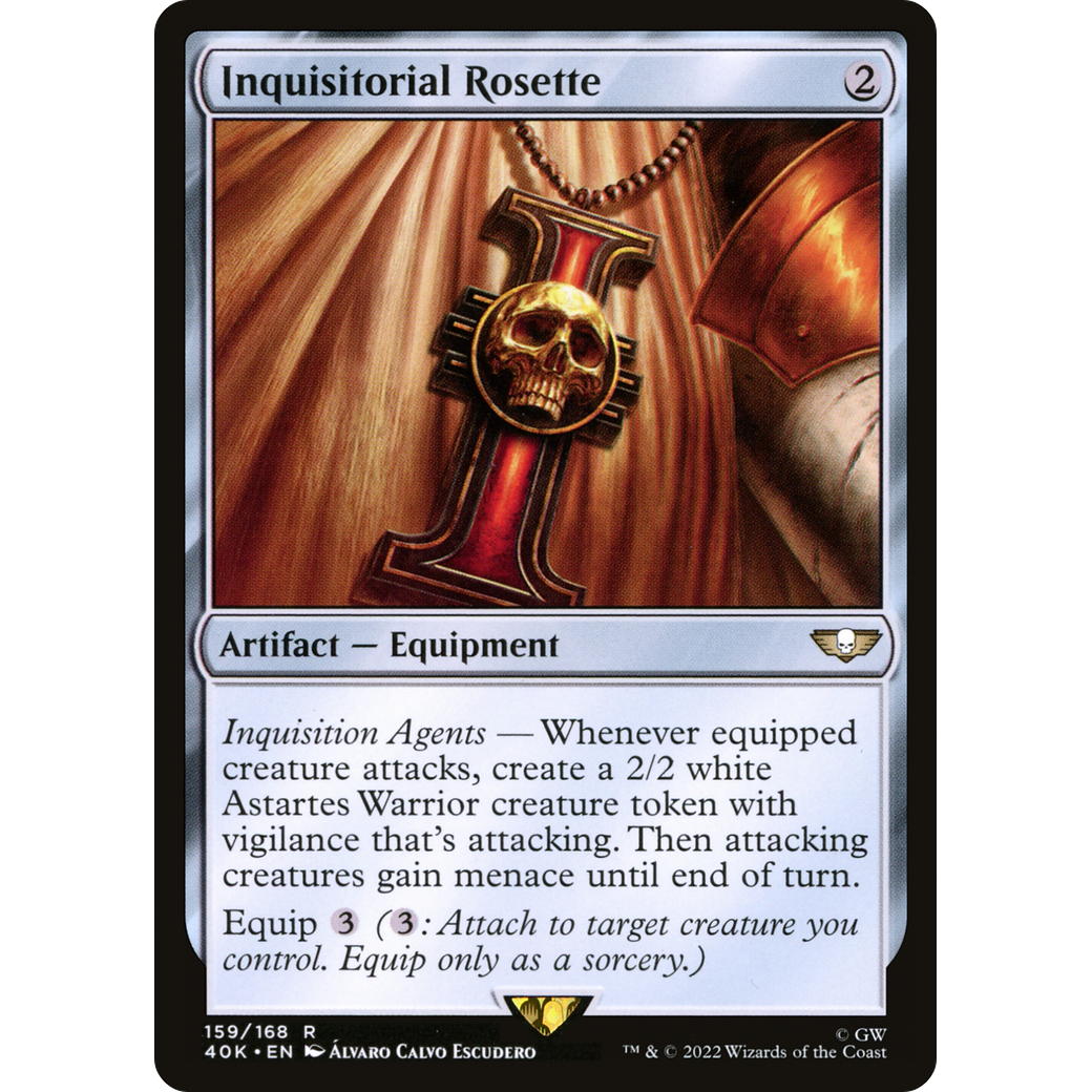 Inquisitorial Rosette (40K-159) - Warhammer 40,000 Commander