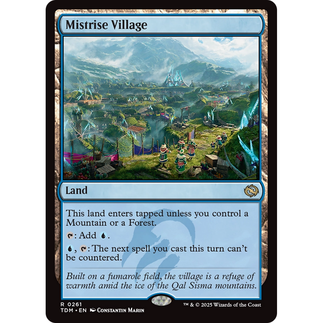 Mistrise Village (TDM-261) - Tarkir: Dragonstorm Foil