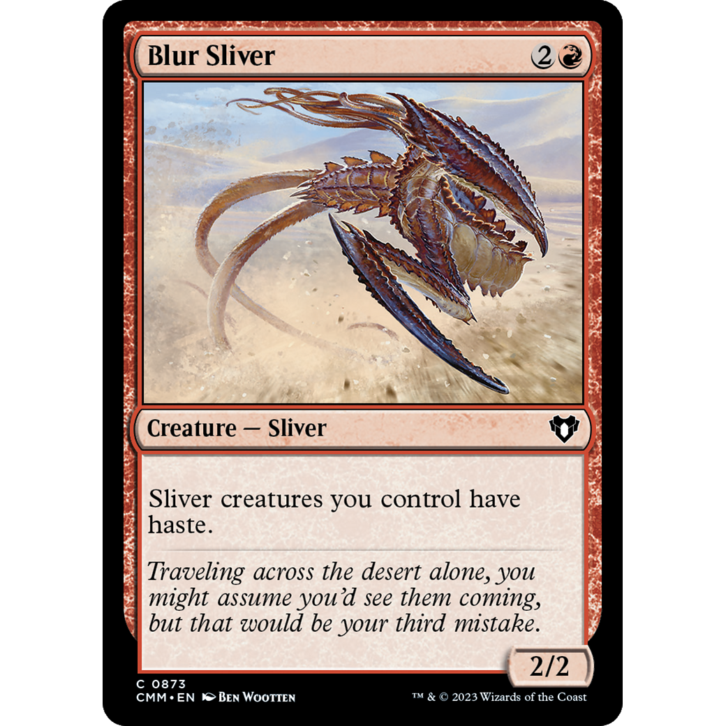 Blur Sliver (CMM-873) - Commander Masters