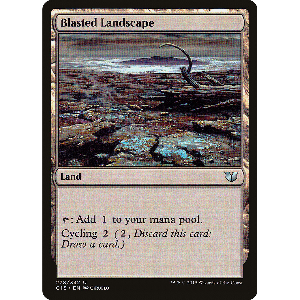 Blasted Landscape (C15-278) - Commander 2015