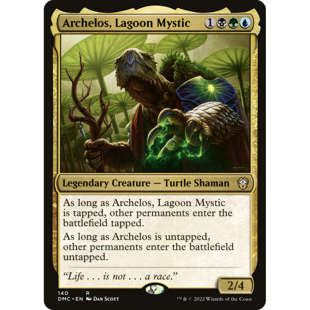 Archelos, Lagoon Mystic (DMC-140) - Dominaria United Commander