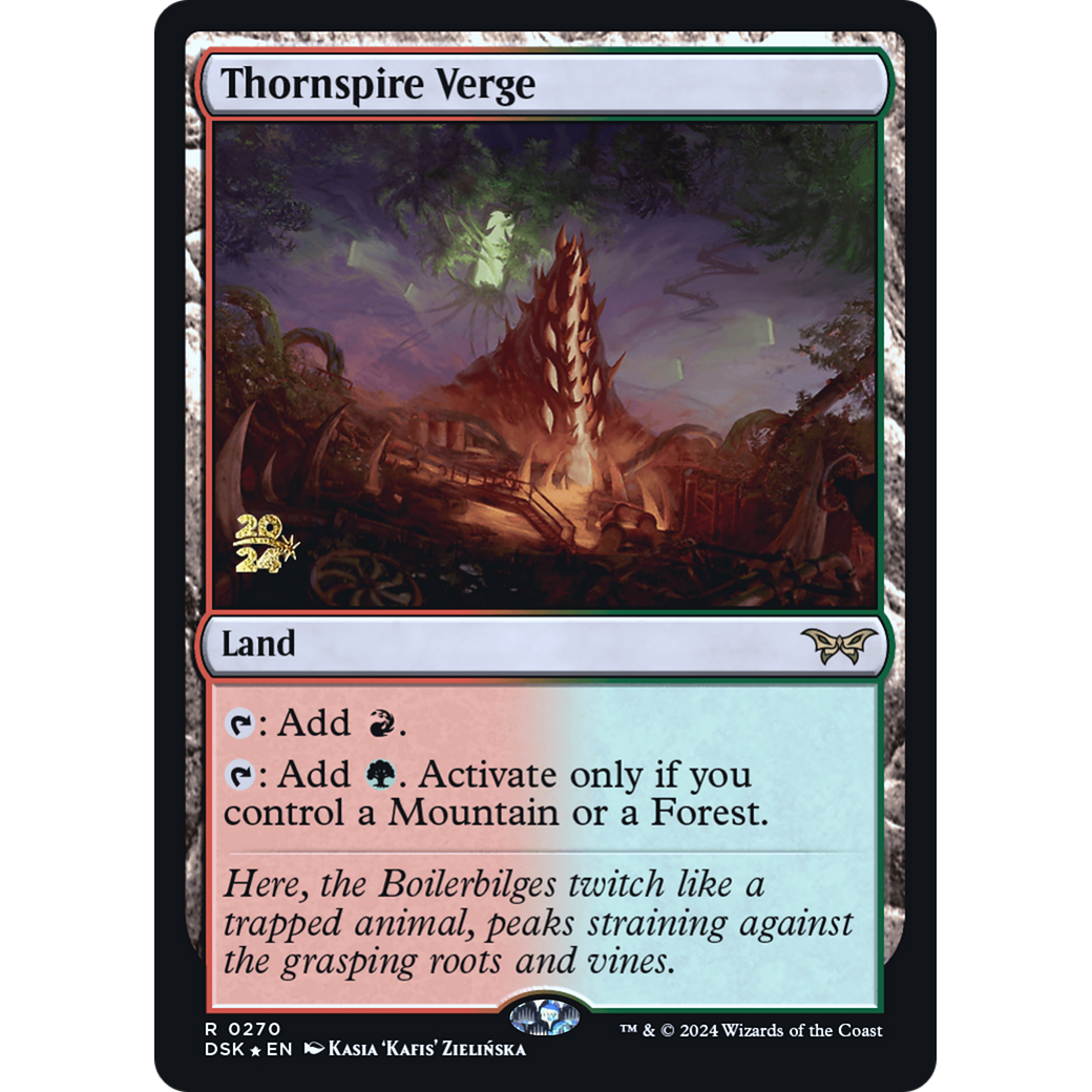 Thornspire Verge (PRE-270S) - Duskmourn: House of Horror Promos Foil