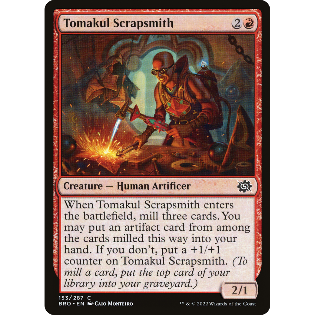 Tomakul Scrapsmith (BRO-153) - The Brothers' War Foil