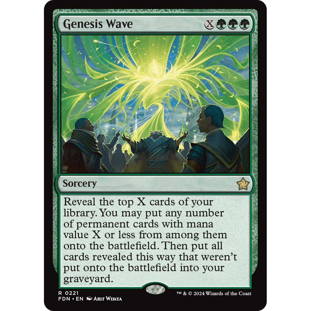 Genesis Wave (FDN-221) - Foundations Foil