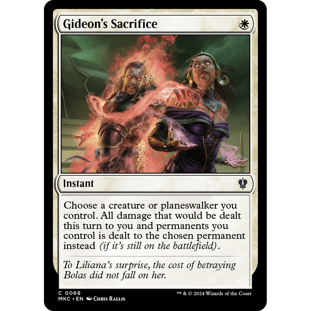 Gideon's Sacrifice (MKC-068) - Murders at Karlov Manor Commander