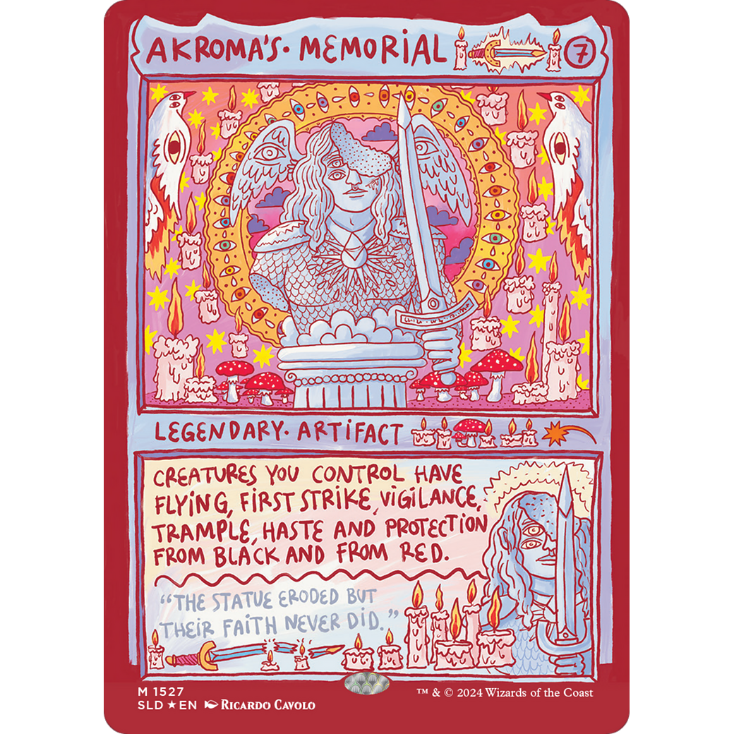 Akroma's Memorial (Rainbow Foil) (SLD-1527) - Secret Lair Drop Foil
