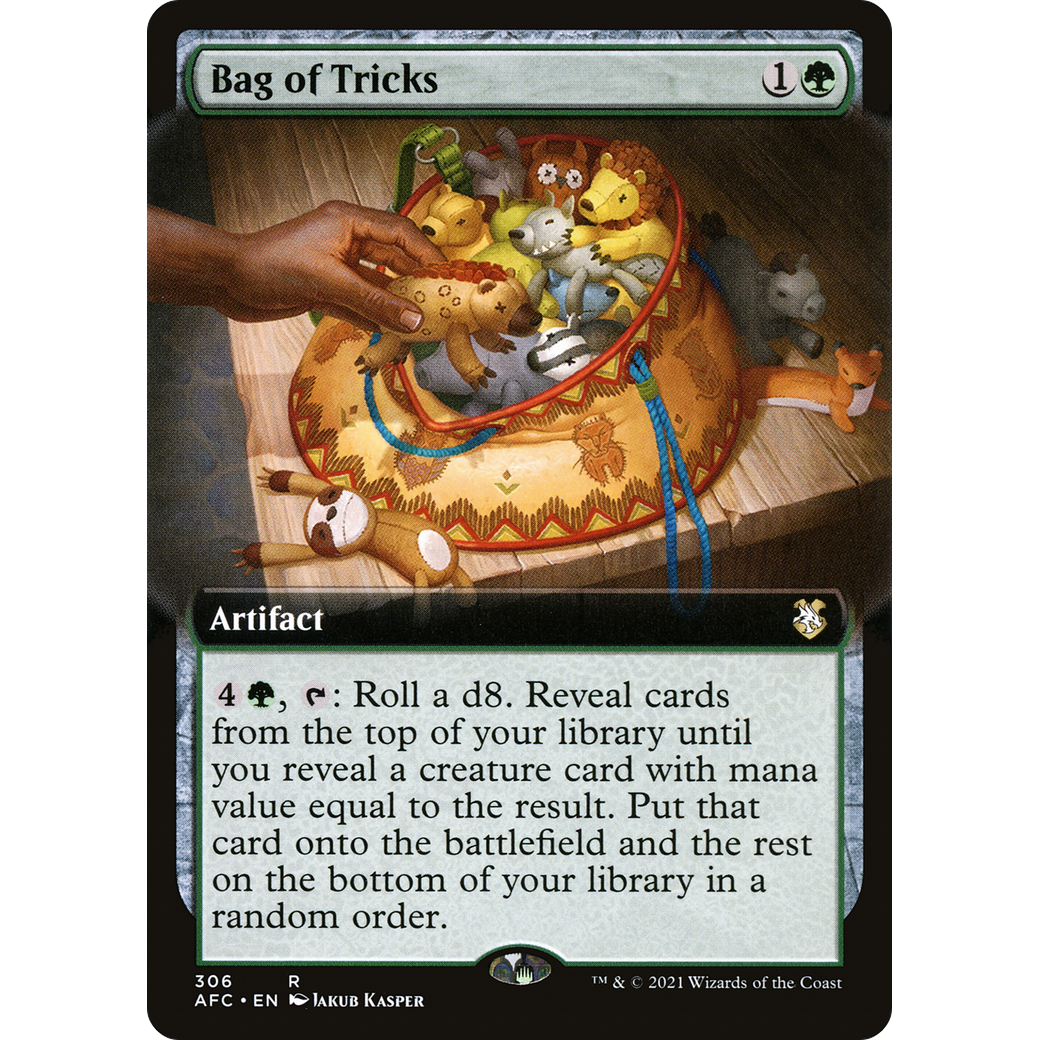 Bag of Tricks (AFC-306) - Forgotten Realms Commander: (Extended Art)