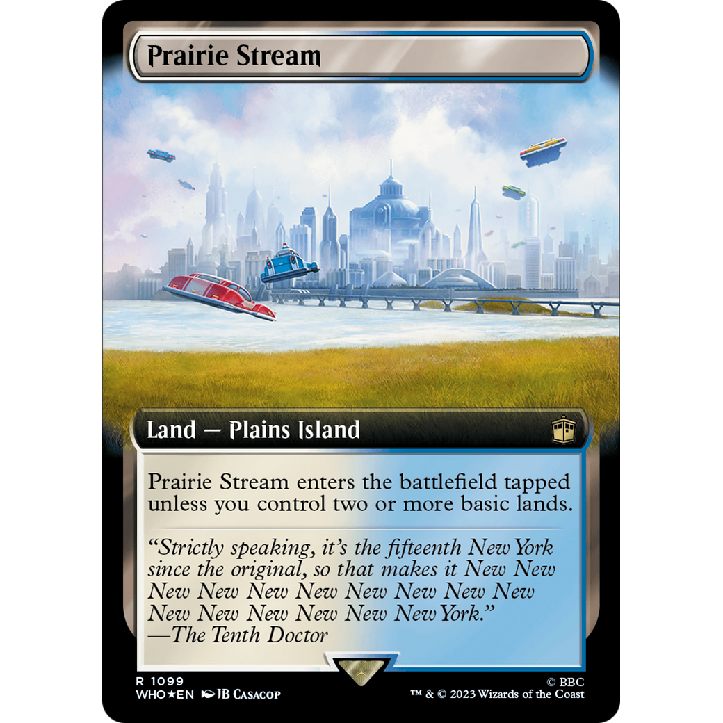 Prairie Stream (Extended Art) (Surge Foil) (WHO-1099) - Doctor Who: (Extended Art) Foil