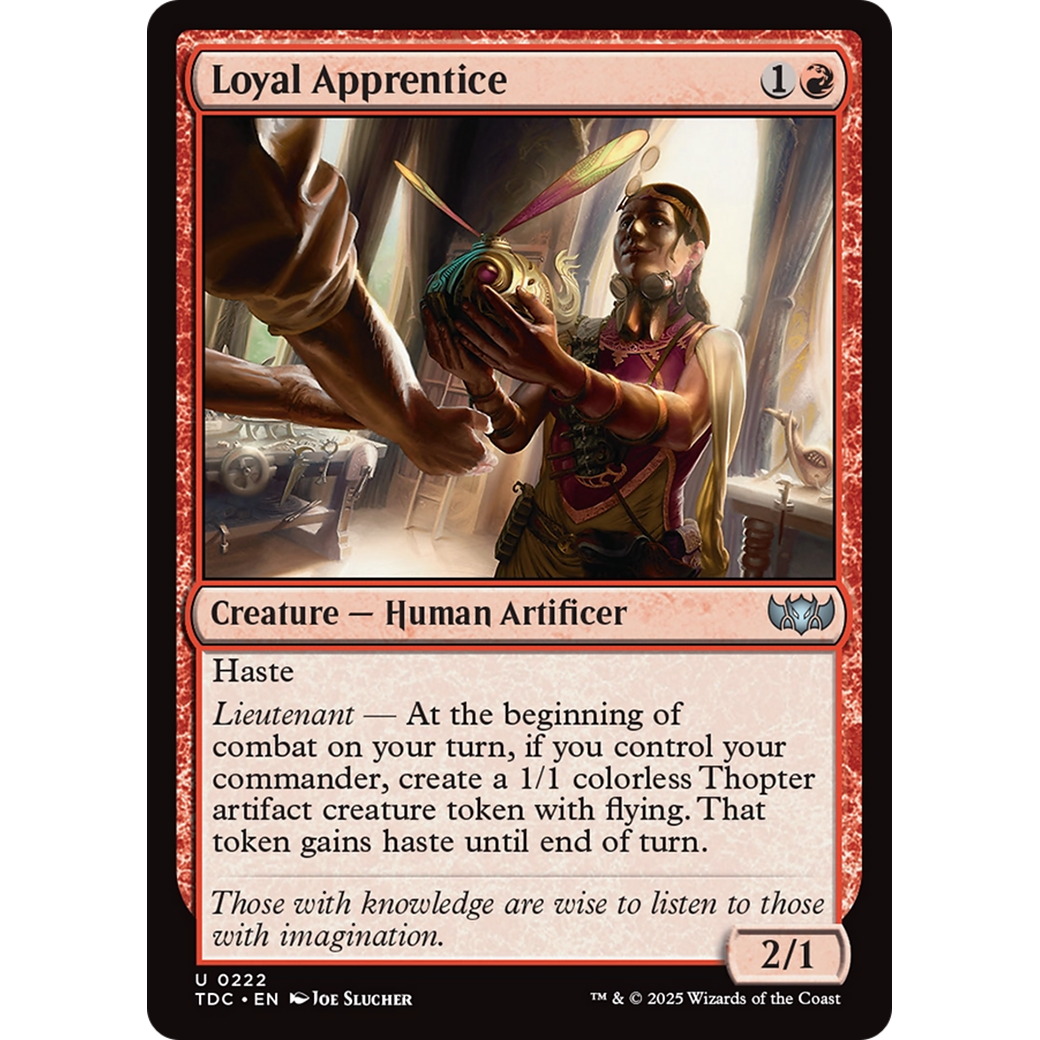 Loyal Apprentice (TDC-222) - Commander: Tarkir: Dragonstorm