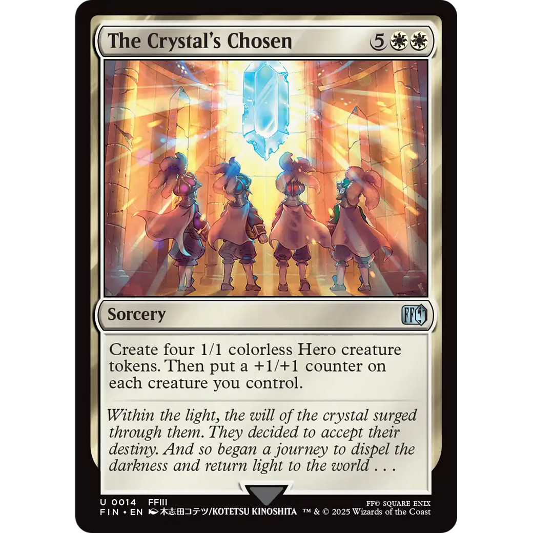 The Crystal's Chosen (FIN-014) - FINAL FANTASY