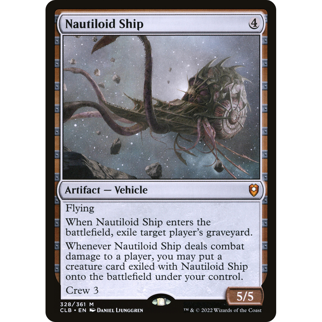 Nautiloid Ship (CLB-328) - Commander Legends: Battle for Baldur's Gate