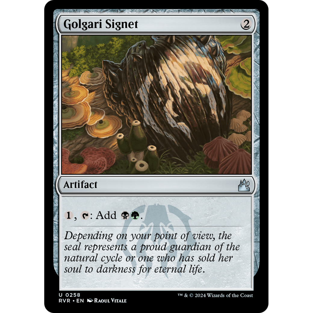 Golgari Signet (RVR-258) - Ravnica Remastered
