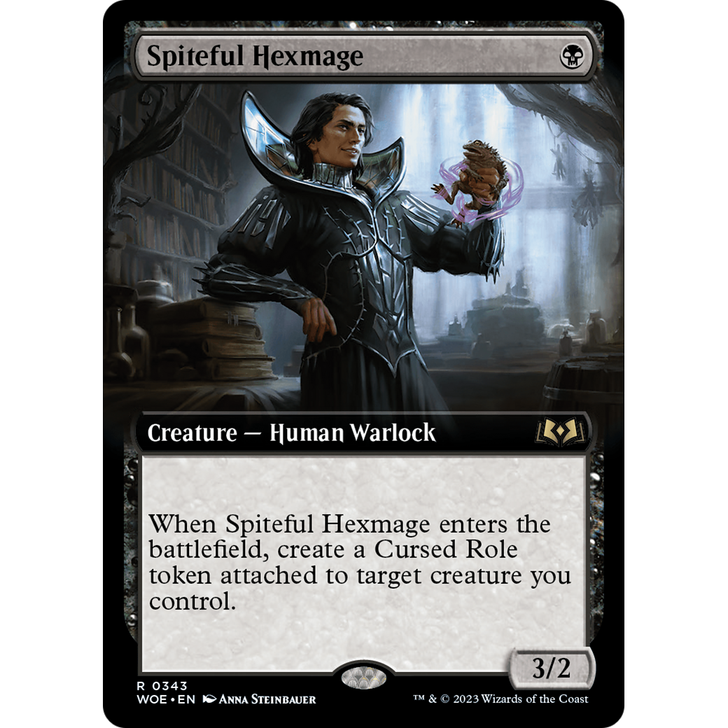 Spiteful Hexmage (WOE-343) - Wilds of Eldraine: (Extended Art)