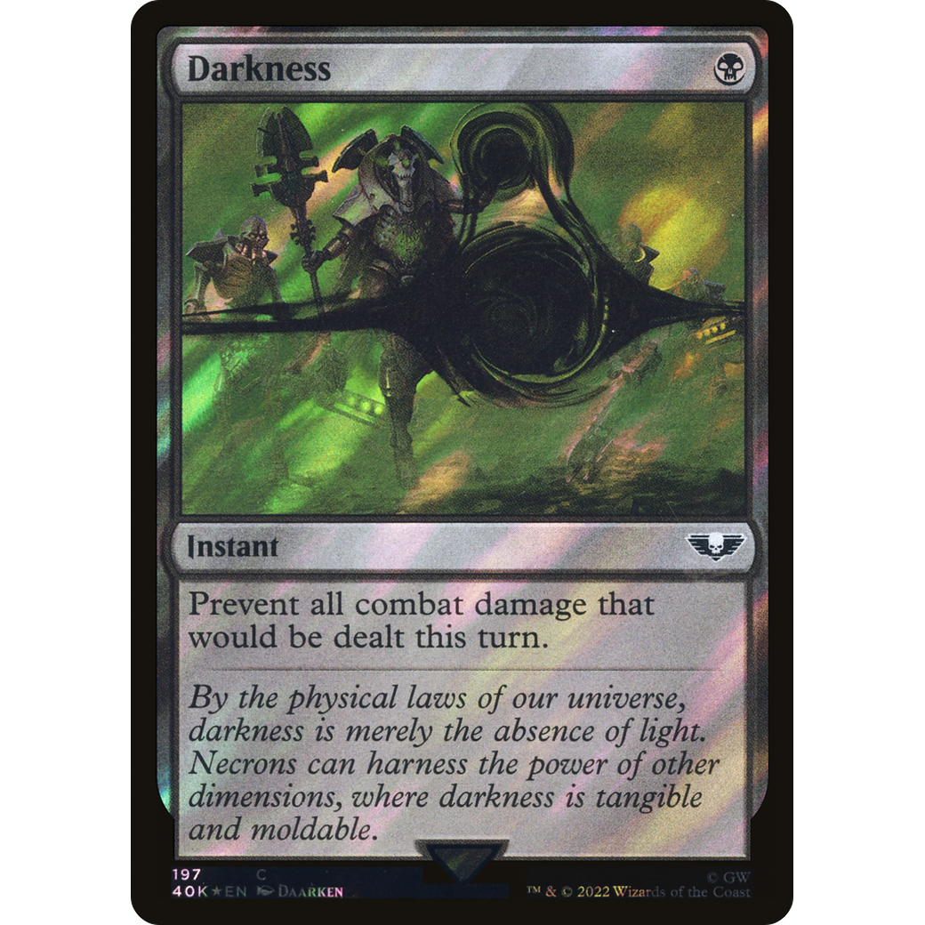 Darkness (40K-197) - Warhammer 40,000 Commander Foil