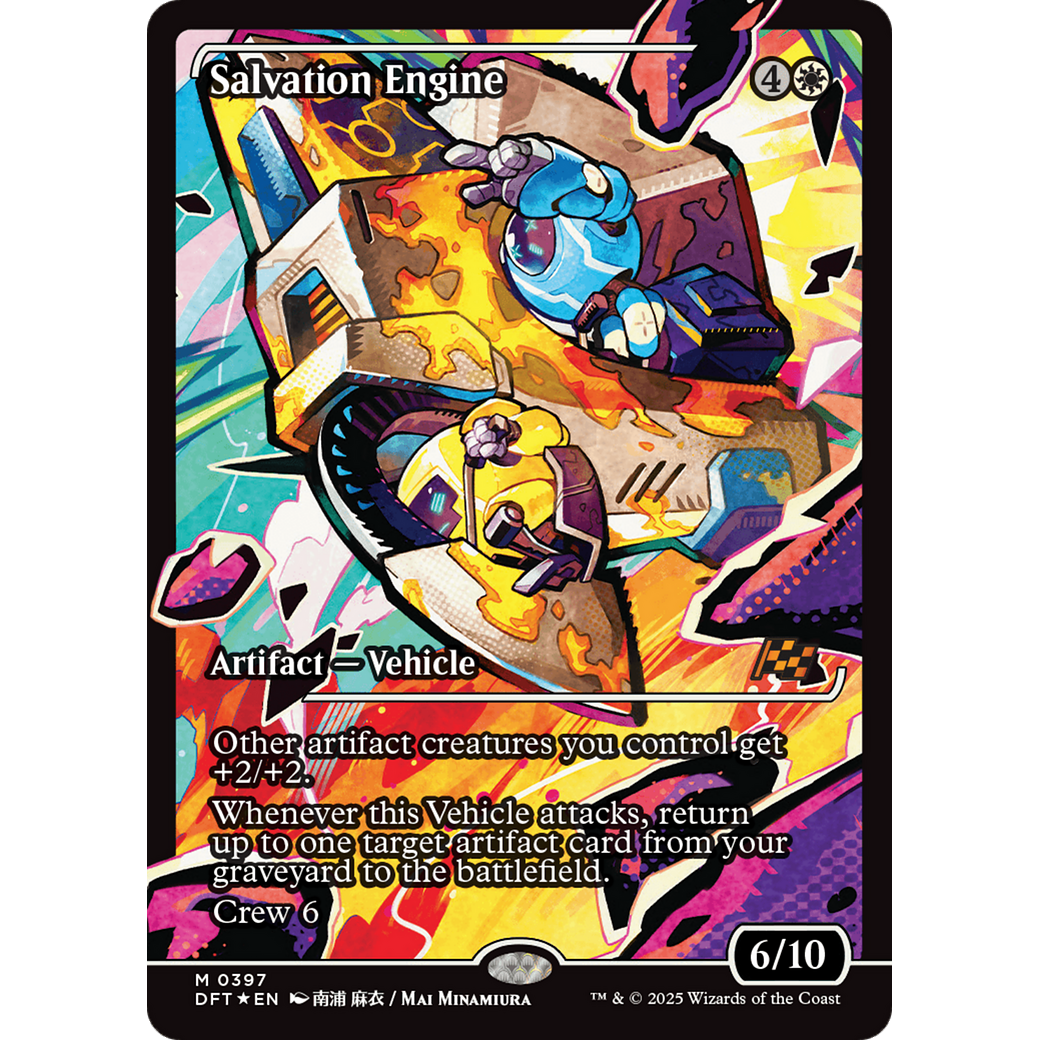 Salvation Engine (DFT-397) - Aetherdrift: (Showcase) Foil
