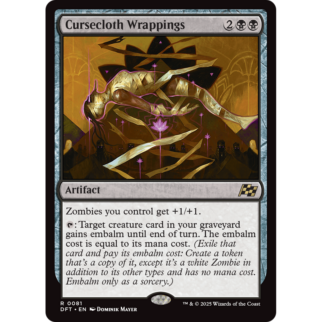 Cursecloth Wrappings (DFT-081) - Aetherdrift Foil