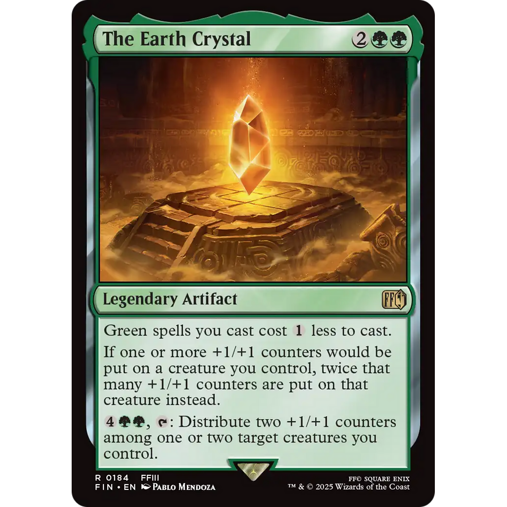 The Earth Crystal (FIN-184) - FINAL FANTASY Foil