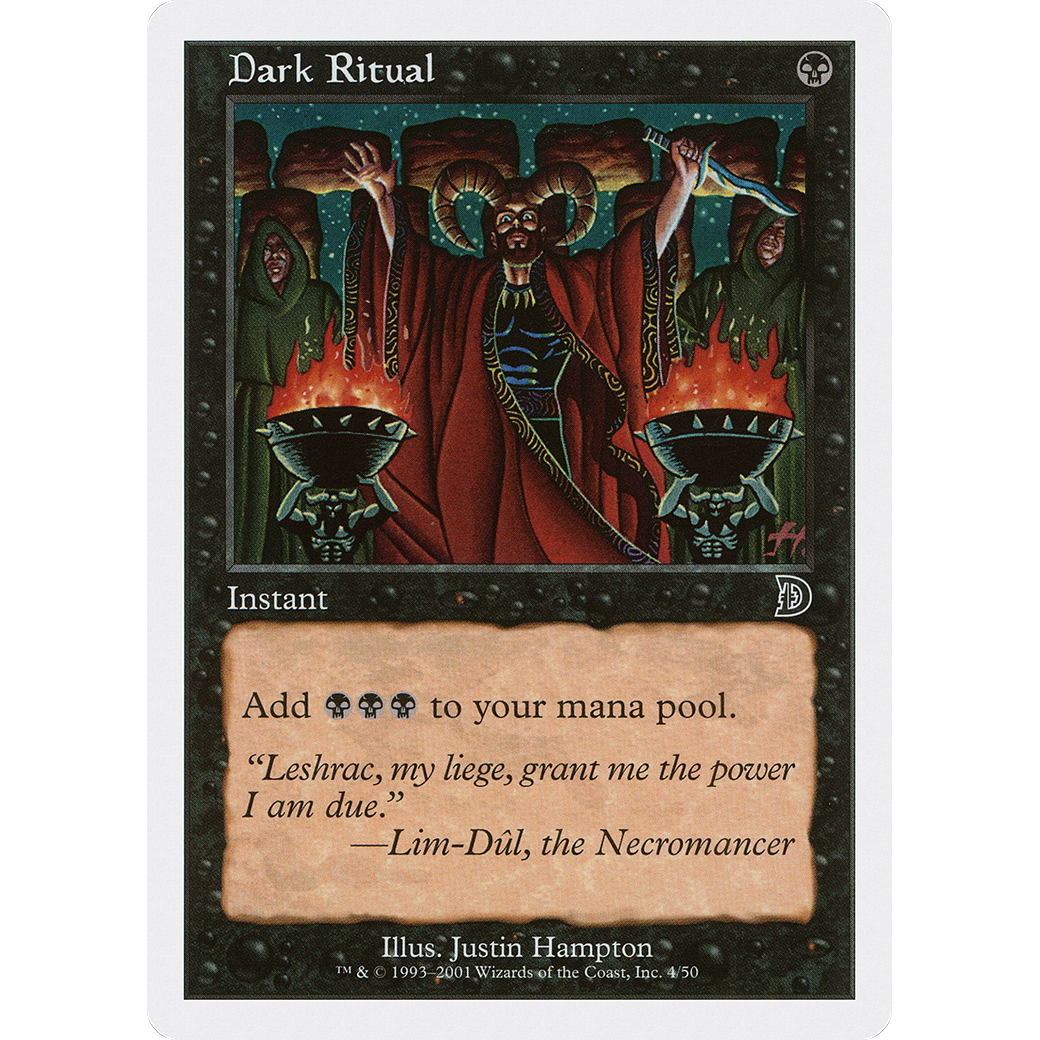 Dark Ritual (DKM-004) - Deckmasters