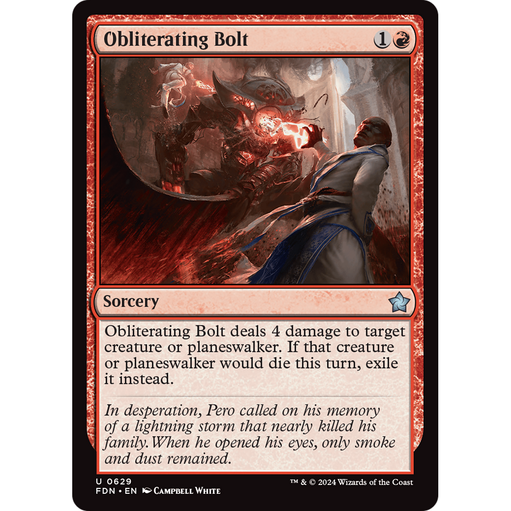 Obliterating Bolt (FDN-629) - Foundations
