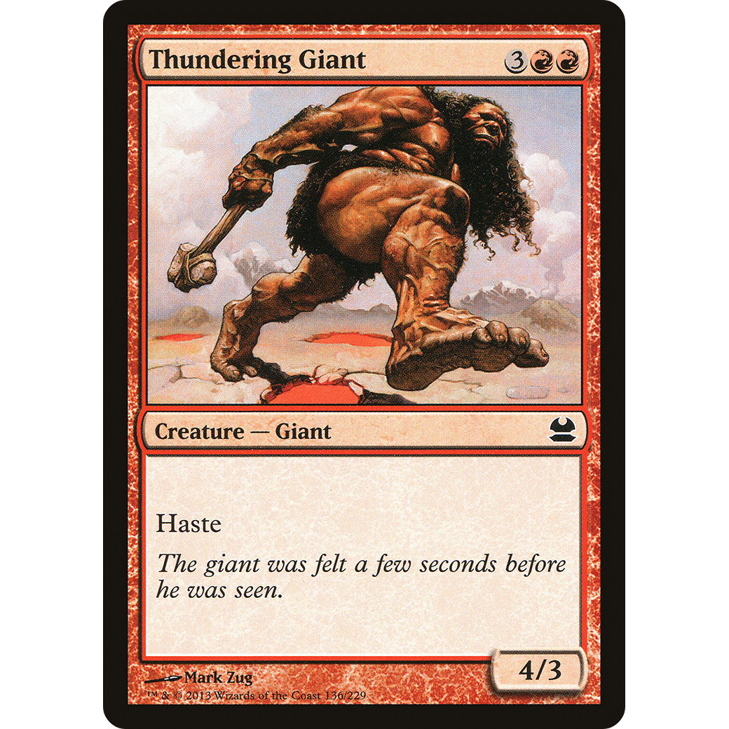 Thundering Giant (MMA-136) - Modern Masters Foil
