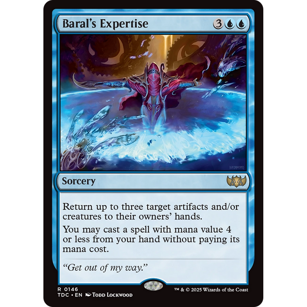 Baral's Expertise (TDC-146) - Commander: Tarkir: Dragonstorm