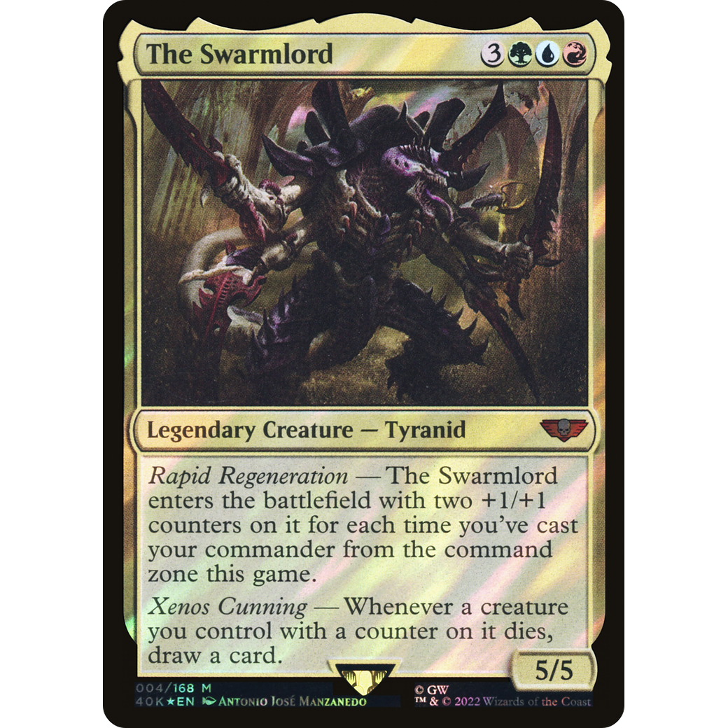 The Swarmlord (40K-004) - Warhammer 40,000 Commander Foil