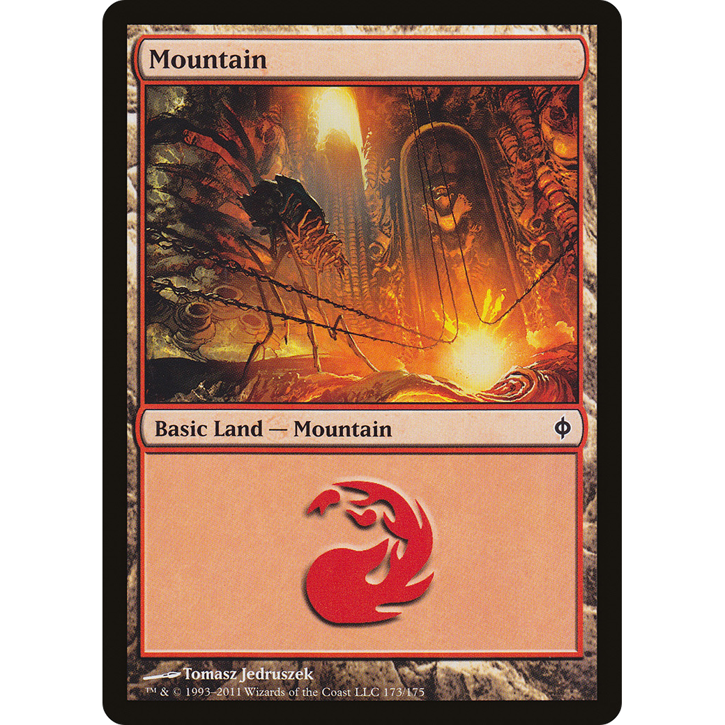 Mountain (173) (NPH-173) - New Phyrexia Foil