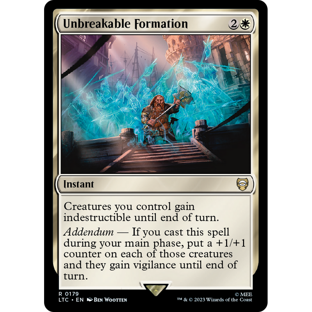 Unbreakable Formation (LTC-179) - Tales of Middle-earth Commander