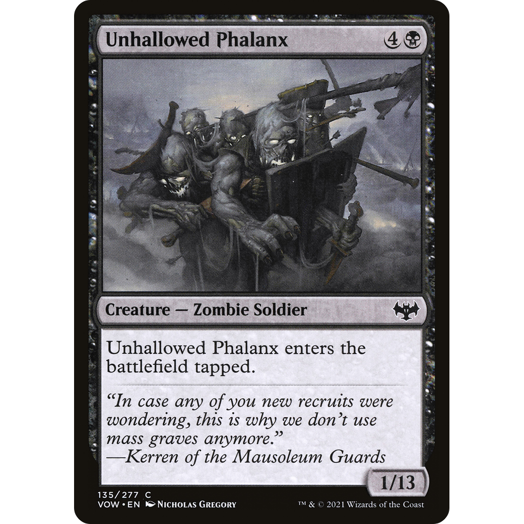 Unhallowed Phalanx (VOW-135) - Innistrad: Crimson Vow