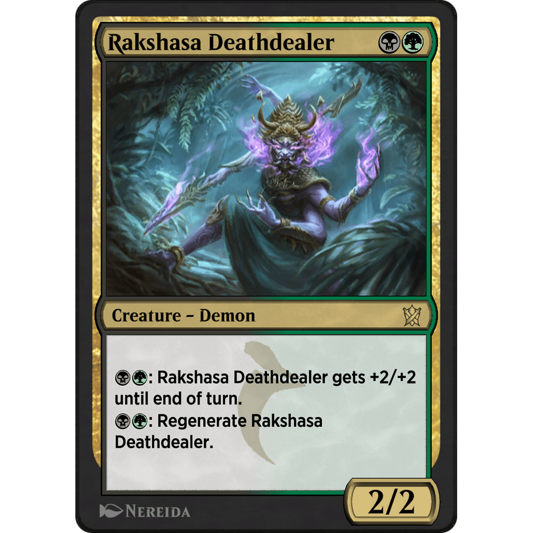 Rakshasa Deathdealer (KTK-192Y) - Khans of Tarkir