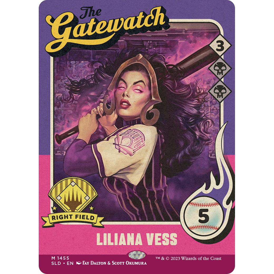 Liliana Vess (1455) (SLD-1455) - Secret Lair Drop: (Full Art) (Borderless)