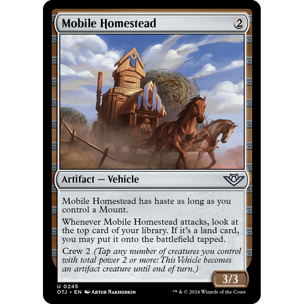 Mobile Homestead (OTJ-245) - Outlaws of Thunder Junction