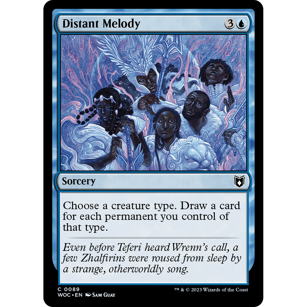 Distant Melody (WOC-089) - Wilds of Eldraine Commander