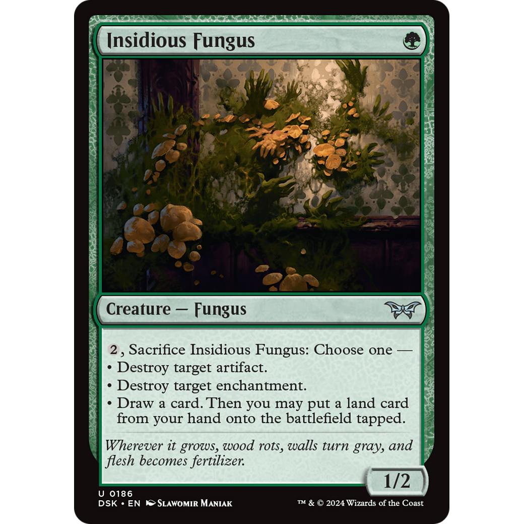 Insidious Fungus (DSK-186) - Duskmourn: House of Horror