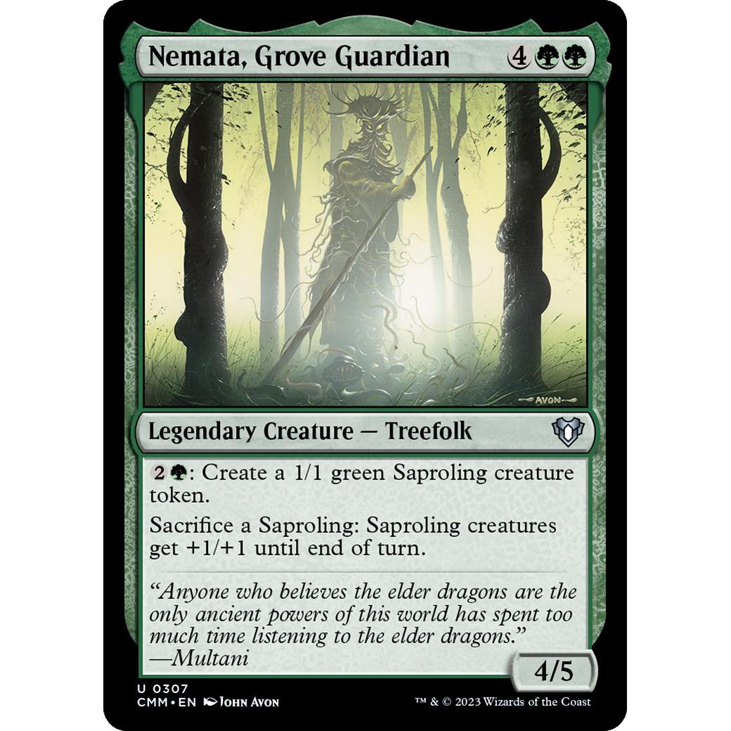 Nemata, Grove Guardian (CMM-307) - Commander Masters Foil
