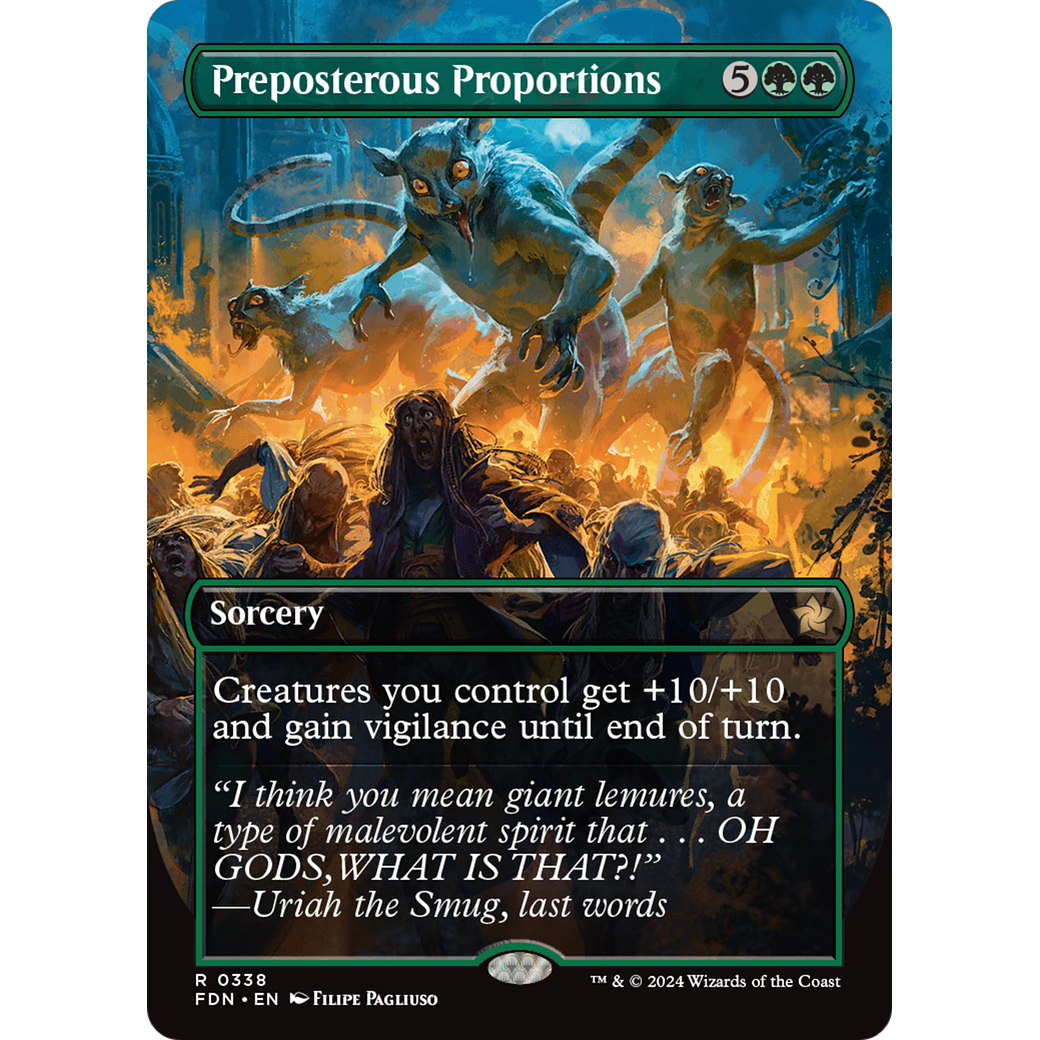 Preposterous Proportions (FDN-338) - Foundations (Borderless) Foil