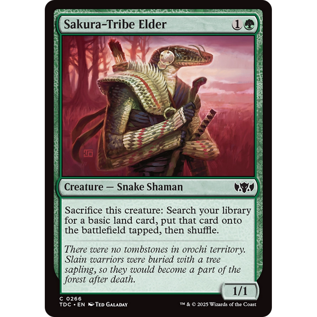 Sakura-Tribe Elder (TDC-266) - Commander: Tarkir: Dragonstorm