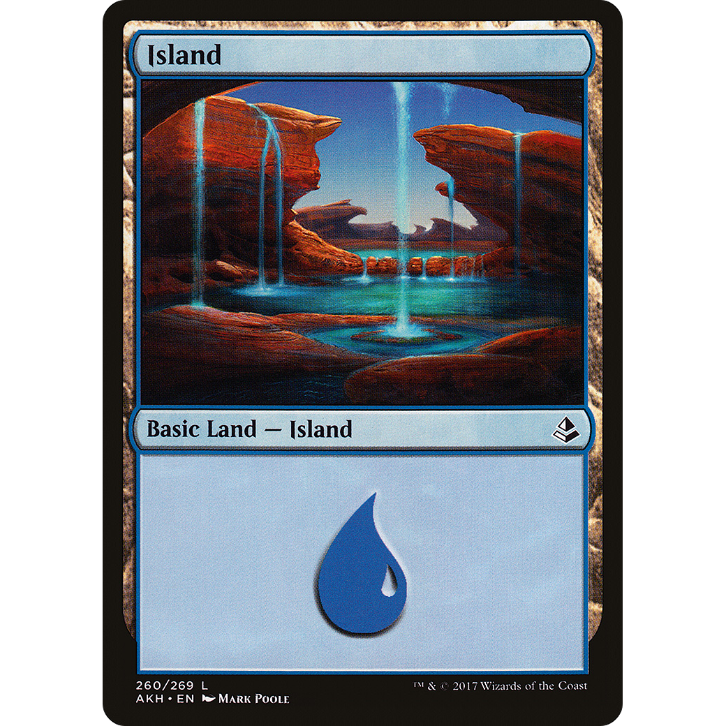 Island (260) (AKH-260) - Amonkhet Foil