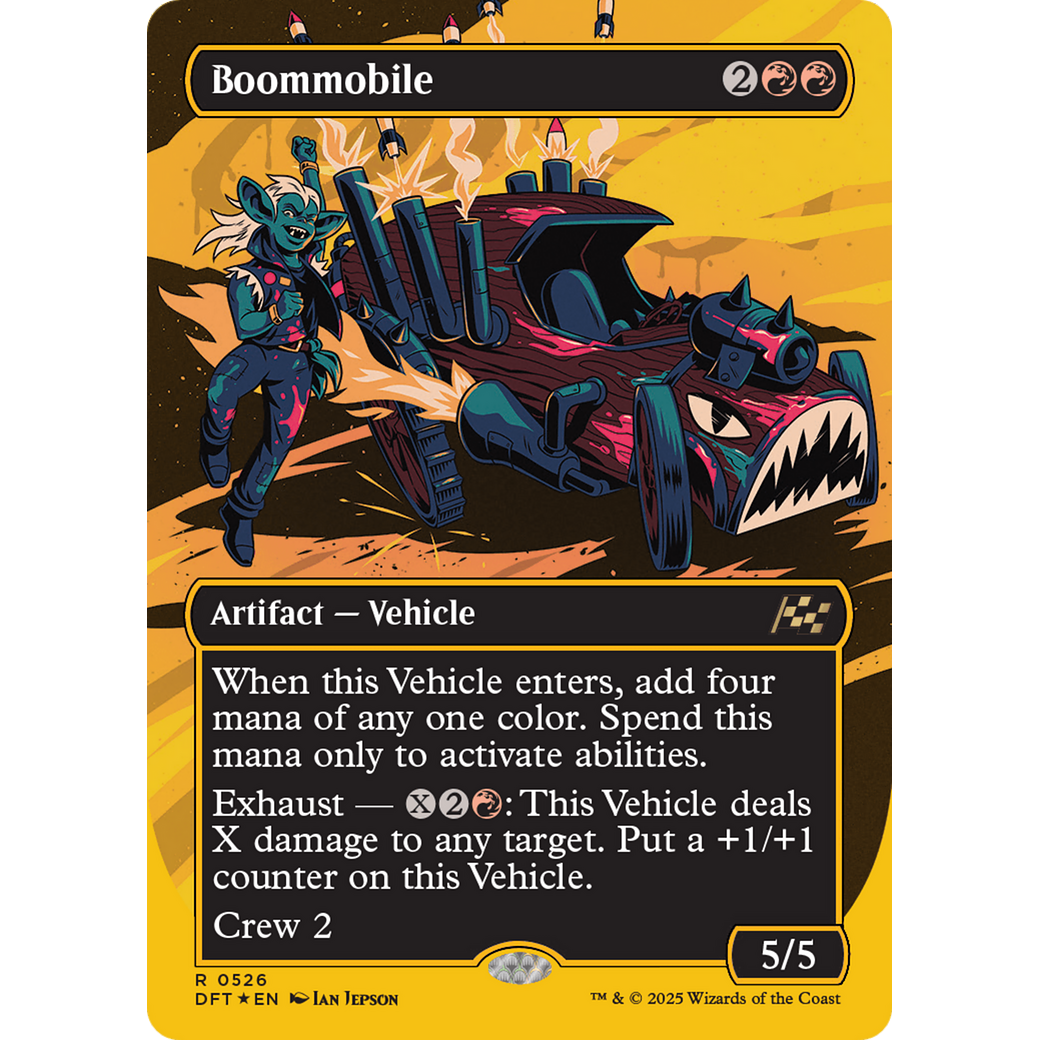 Boommobile (DFT-526) - Aetherdrift (Borderless) Foil