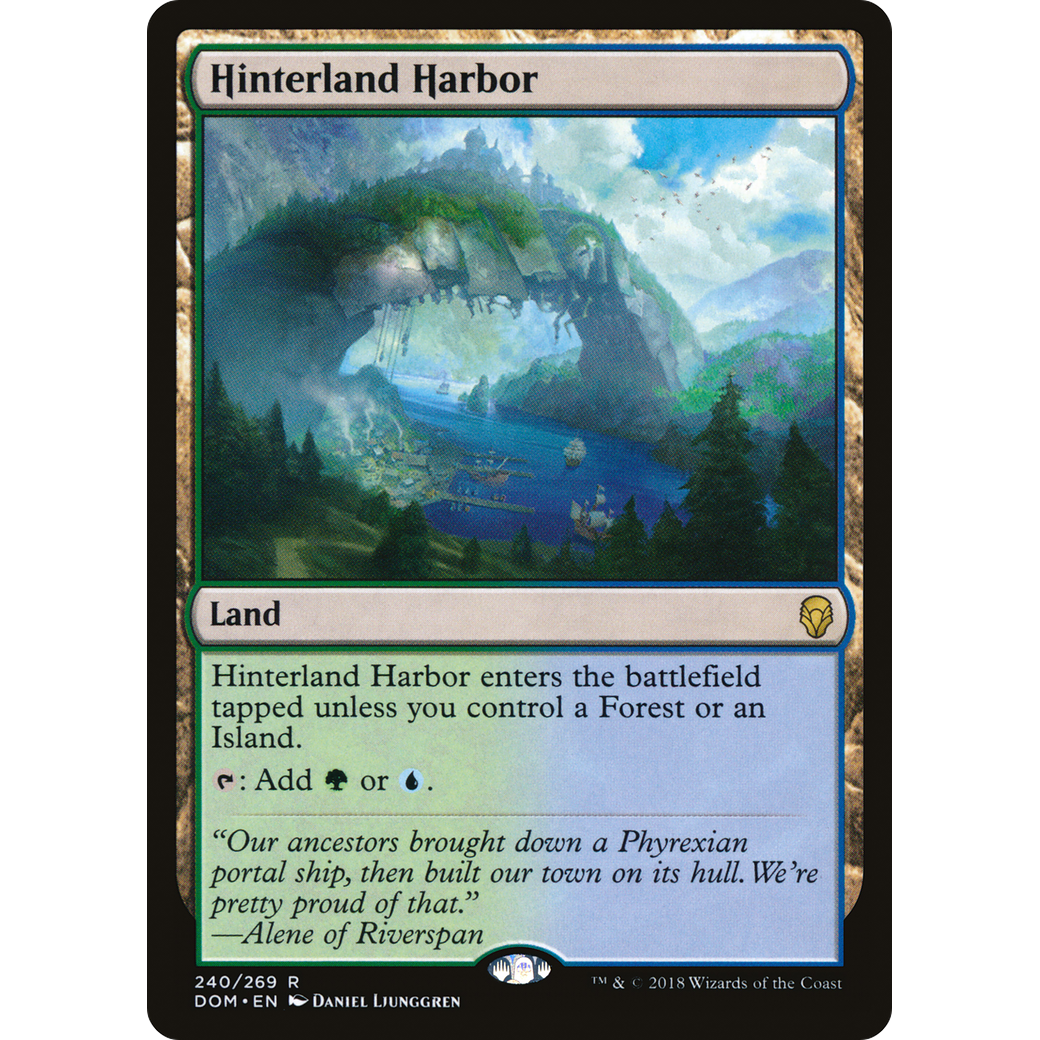 Hinterland Harbor (DOM-240) - Dominaria Foil