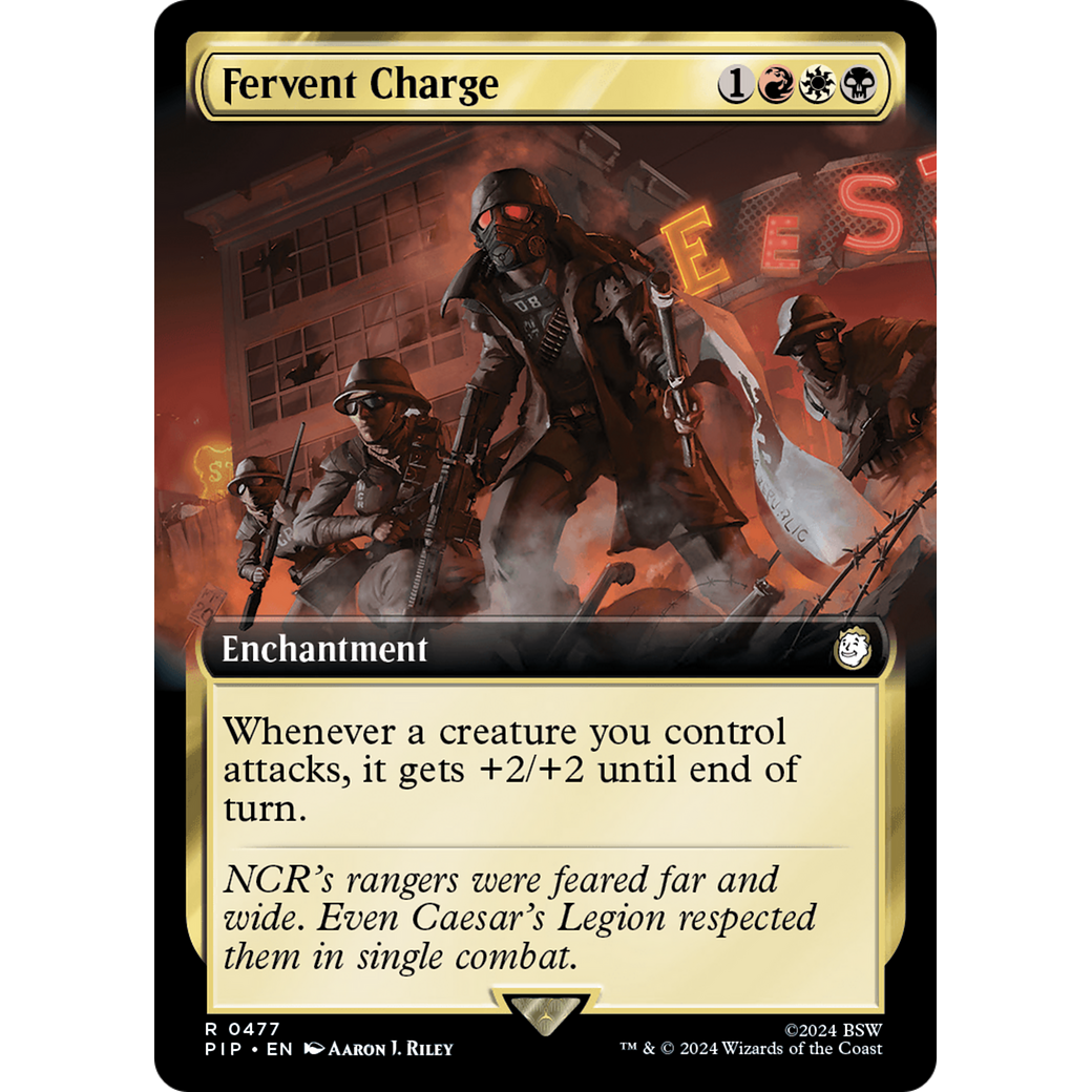 Fervent Charge (PIP-477) - Fallout: (Extended Art) Foil